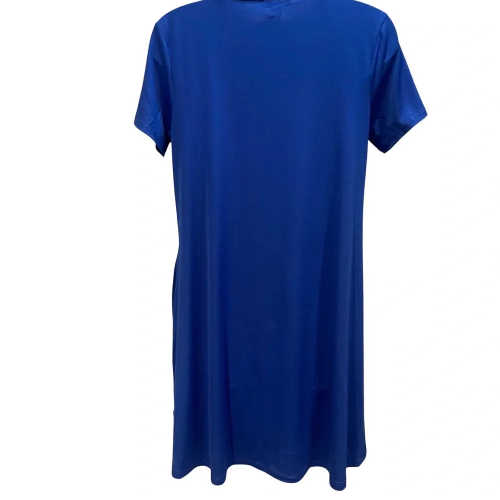 Nina Leonard Blue Mini Dress Size Small New with Tag